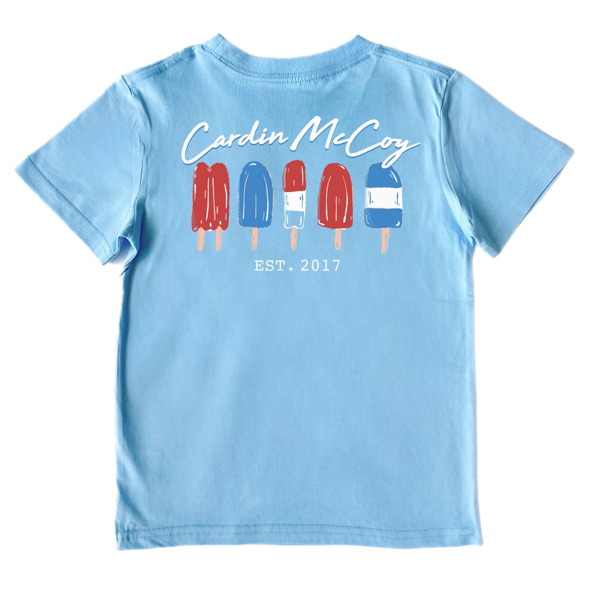 Kids' Popsicles Short-Sleeve Tee Short Sleeve T-Shirt Cardin McCoy Light Blue XXS (2/3) Pocket