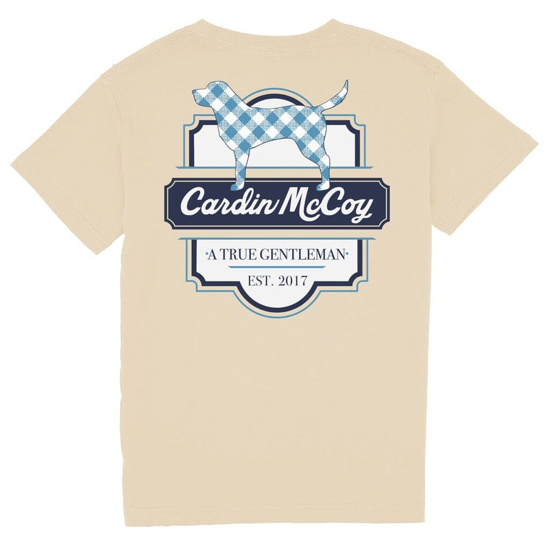Kids' Preppy True Gentleman Short Sleeve Pocket Tee Short Sleeve T-Shirt Cardin McCoy Sand XXS (2/3) 