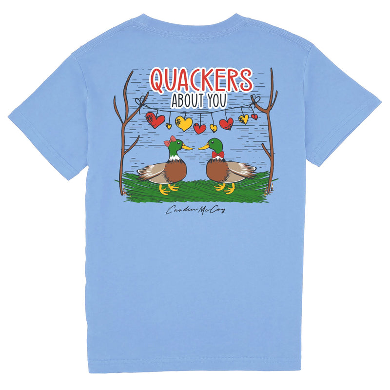 Kids' Quackers About You Short Sleeve Pocket Tee Short Sleeve T-Shirt Cardin McCoy Carolina Blue XXS (2/3) 