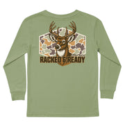 Kids' Racked And Ready Long-Sleeve Tee Long Sleeve T-Shirt Cardin McCoy Light Olive XXS (2/3) Pocket
