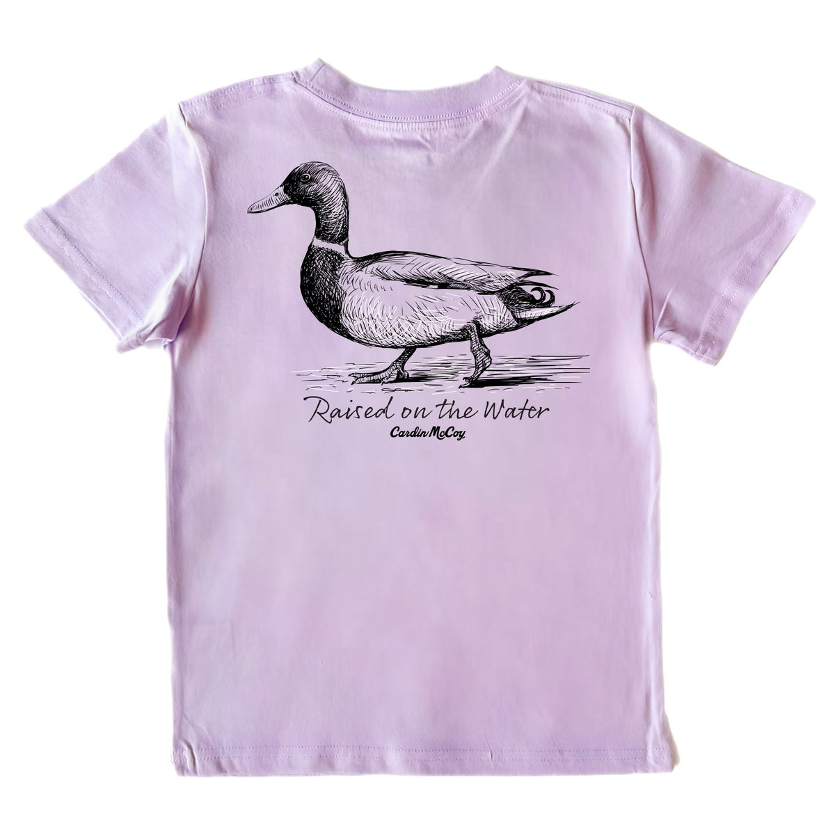 Kids' Raised on the Water Short-Sleeve Tee Short Sleeve T-Shirt Cardin McCoy Lavender XXS (2/3) Pocket