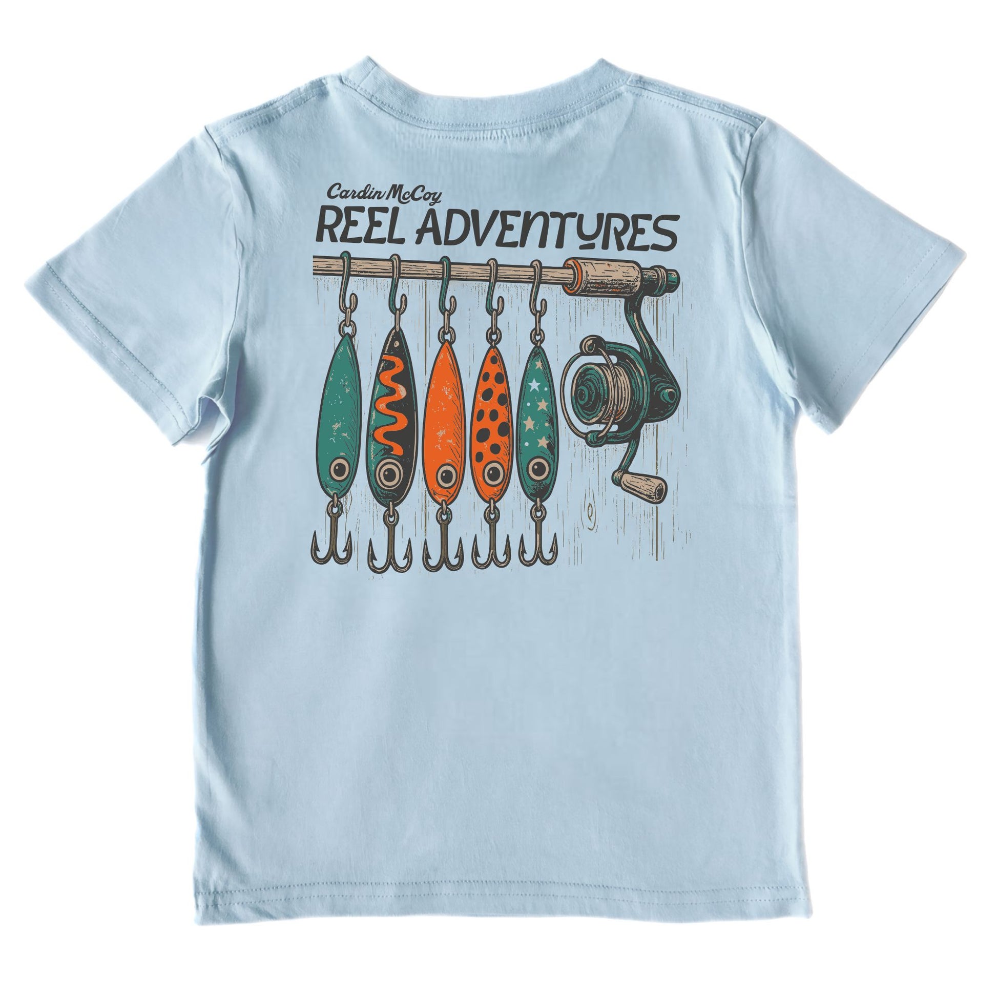 Kids' Reel Adventures Performance Short-Sleeve Tee Short Sleeve T-Shirt Cardin McCoy Blue Sky XXS (2/3) Performance
