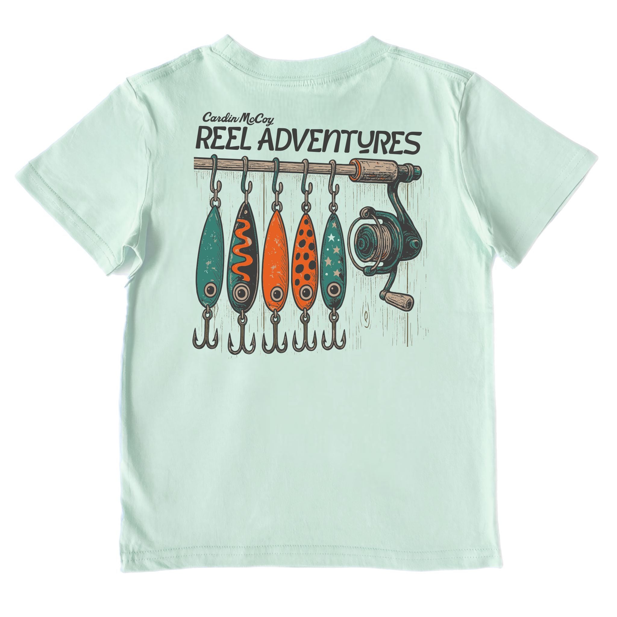 Kids' Reel Adventures Short-Sleeve Tee Short Sleeve T-Shirt Cardin McCoy Blue Mint XXS (2/3) Pocket
