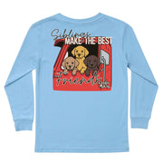 Kids' Siblings Long-Sleeve Tee Long Sleeve T-Shirt Cardin McCoy Light Blue XXS (2/3) Pocket