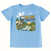 Kids' Small Town Wild Child Front Design Short-Sleeve Tee Short Sleeve T-Shirt Cardin McCoy Light Blue XXS (2/3) Front