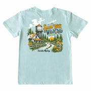 Kids' Small Town Wild Child Short-Sleeve Tee Short Sleeve T-Shirt Cardin McCoy Blue Mint XXS (2/3) Pocket