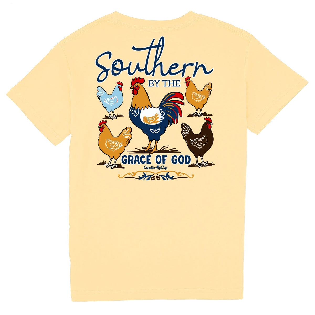 Kids' Southern by the Grace Short Sleeve Pocket Tee Short Sleeve T-Shirt Cardin McCoy Butter XXS (2/3) 