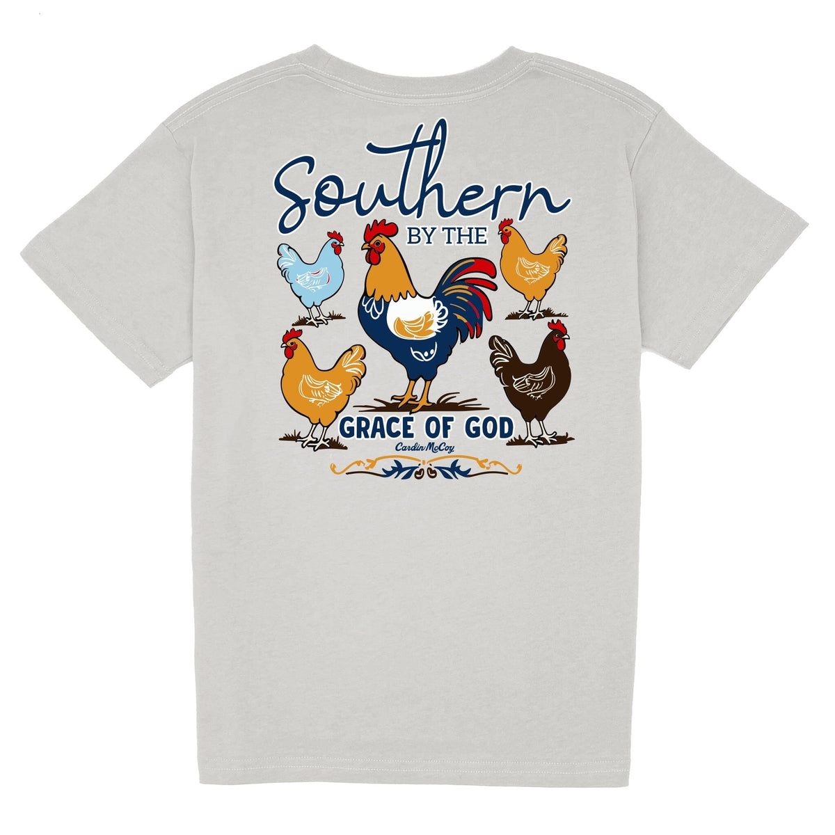 Kids' Southern by the Grace Short Sleeve Pocket Tee Short Sleeve T-Shirt Cardin McCoy Ice Gray XXS (2/3) 