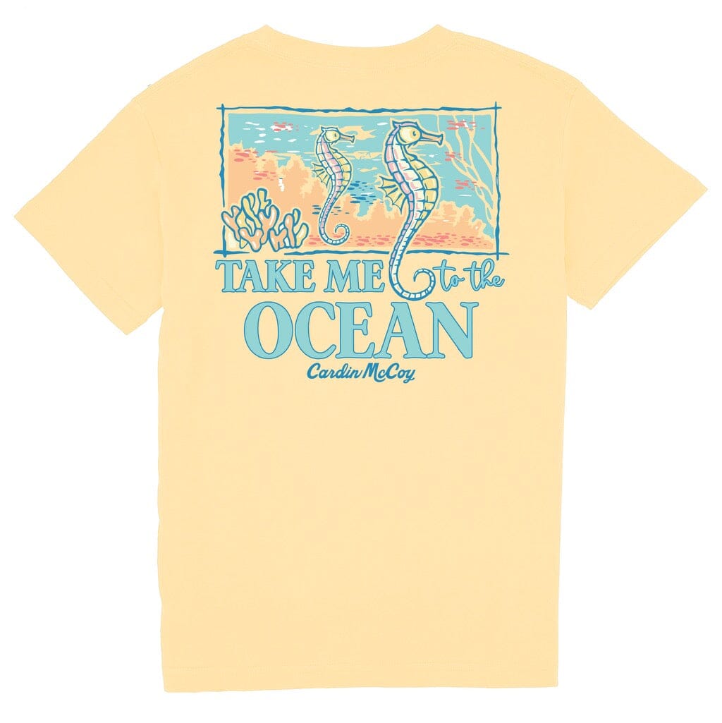 Kids' Take Me to the Ocean Short Sleeve Pocket Tee Short Sleeve T-Shirt Cardin McCoy Butter XXS (2/3) 