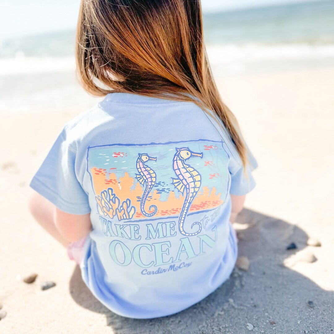 Kids' Take Me To The Ocean Short-Sleeve Tee Short Sleeve T-Shirt Cardin McCoy 