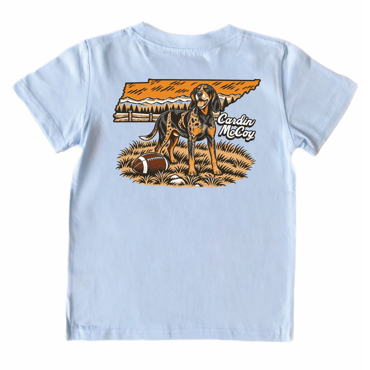 Kids' Tennessee Football Short-Sleeve Tee Short Sleeve T-Shirt Cardin McCoy Cool Blue XXS (2/3) Pocket