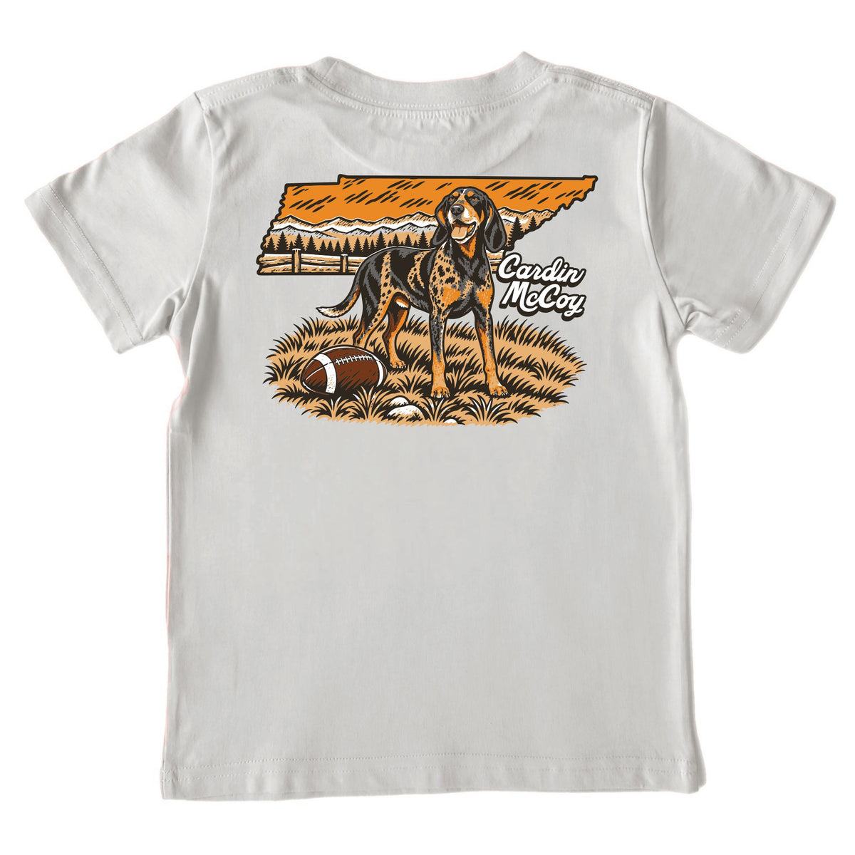 Kids' Tennessee Football Short-Sleeve Tee Short Sleeve T-Shirt Cardin McCoy Ice Gray XXS (2/3) Pocket