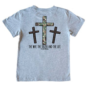 Kids' The Truth Short-Sleeve Tee Short Sleeve T-Shirt Cardin McCoy Heather Gray XXS (2/3) Pocket