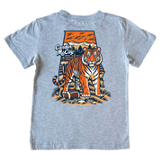 Kids' Tiger Football Short-Sleeve Tee Short Sleeve T-Shirt Cardin McCoy Heather Gray XXS (2/3) Pocket