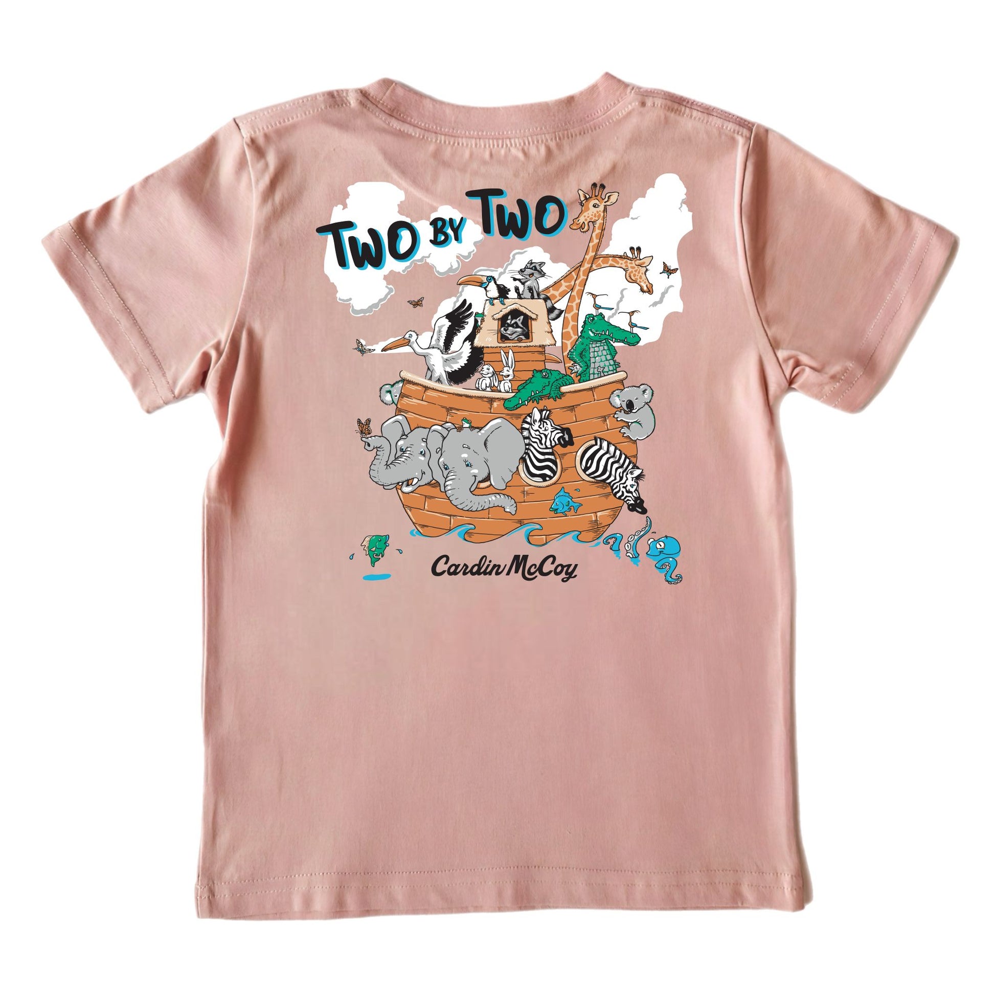 Kids' Two By Two Short-Sleeve Tee Short Sleeve T-Shirt Cardin McCoy Rose Tan XXS (2/3) Pocket
