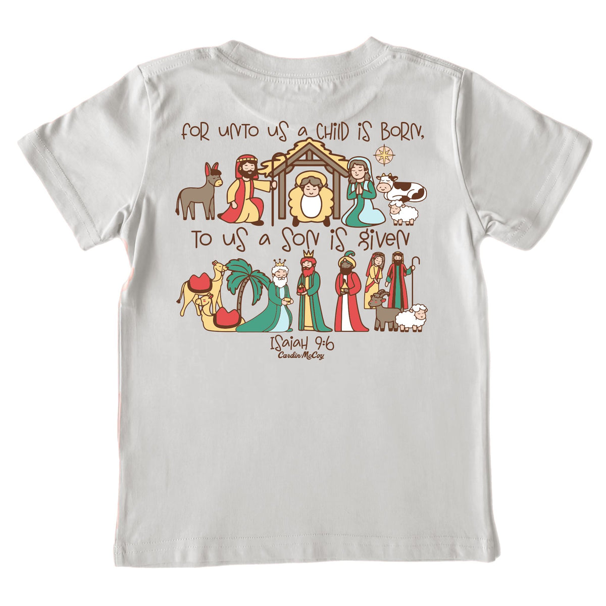 Kids' Unto Us Short-Sleeve Tee Short Sleeve T-Shirt Cardin McCoy Ice Gray XXS (2/3) Pocket