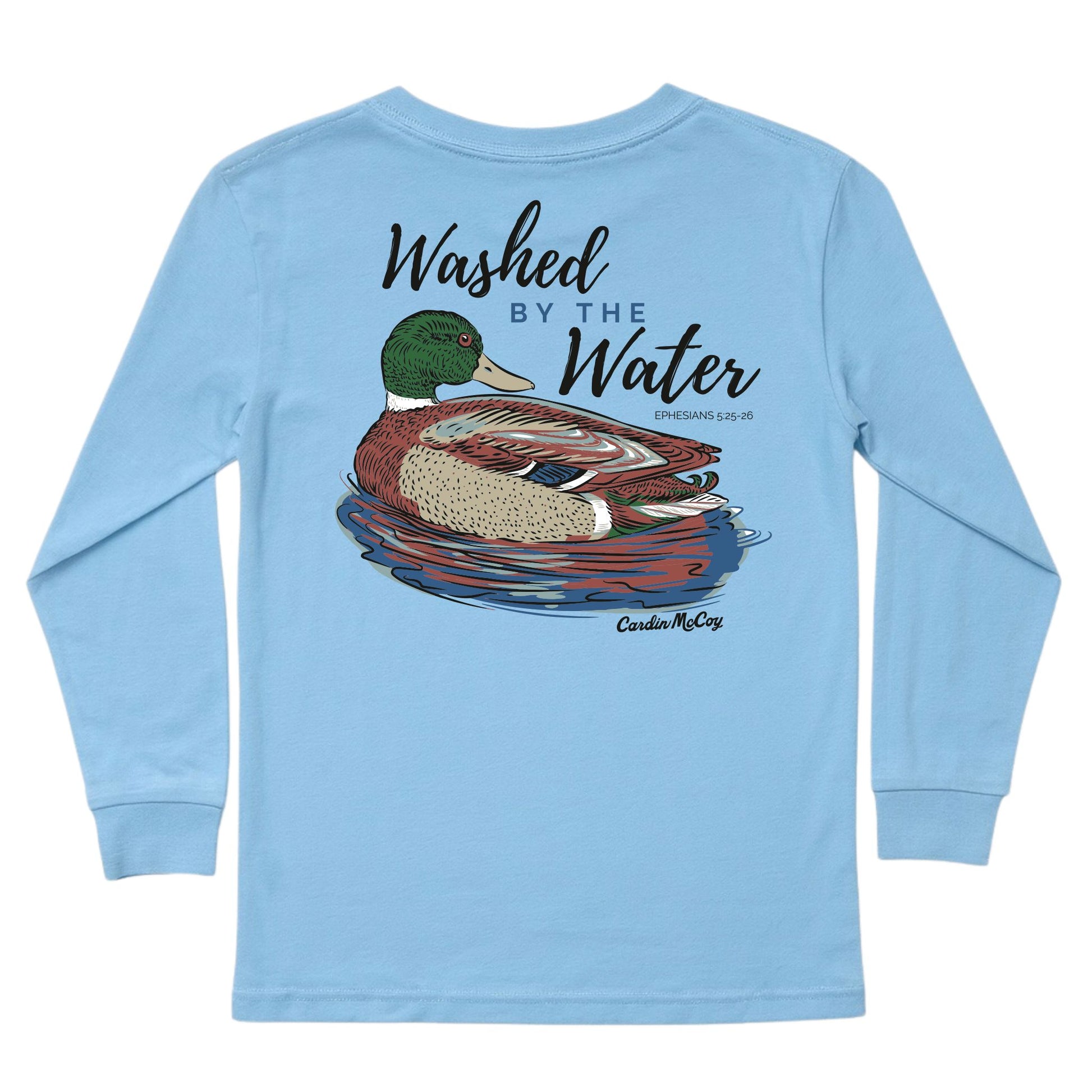 Kids' Washed by the Water Long-Sleeve Tee Long Sleeve T-Shirt Cardin McCoy Light Blue XXS (2/3) Pocket