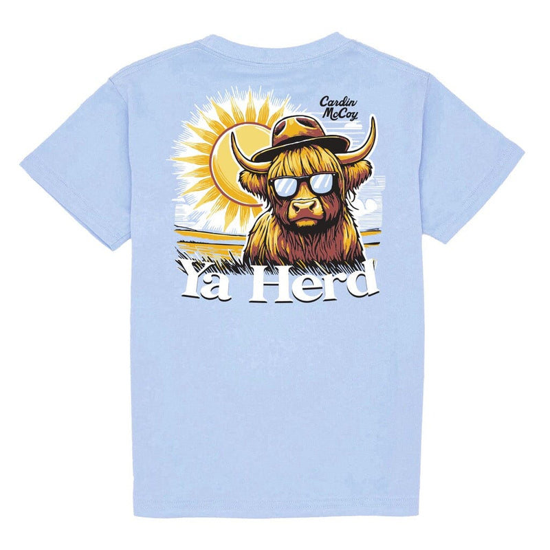 Kids' Ya Herd Short Sleeve Tee Short Sleeve T-Shirt Cardin McCoy Light Blue XXS (2/3) No Pocket