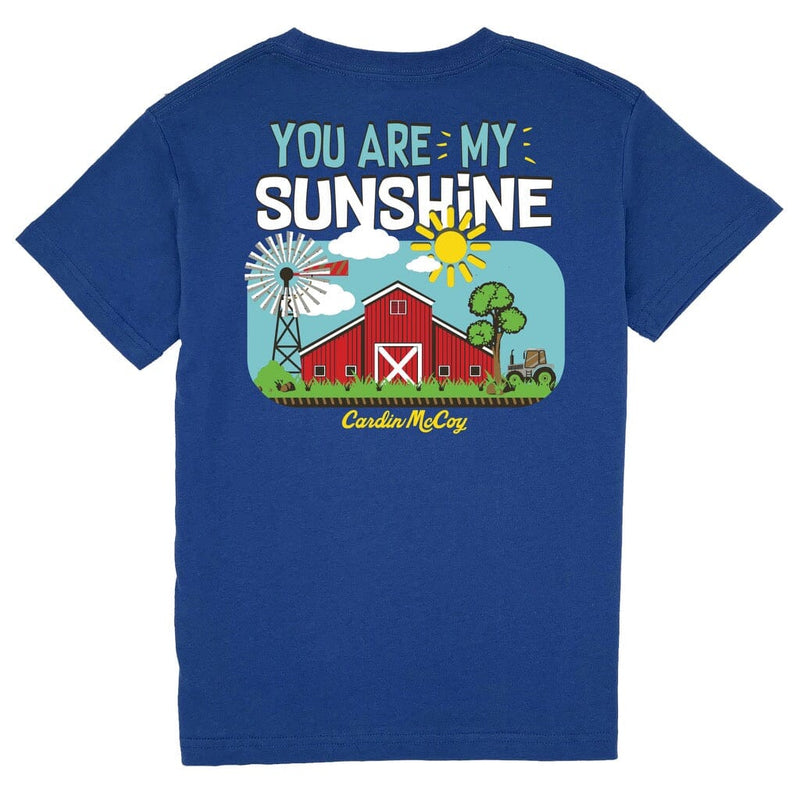 Kids' You Are My Sunshine Short Sleeve Pocket Tee Short Sleeve T-Shirt Cardin McCoy Blue XXS (2/3) 