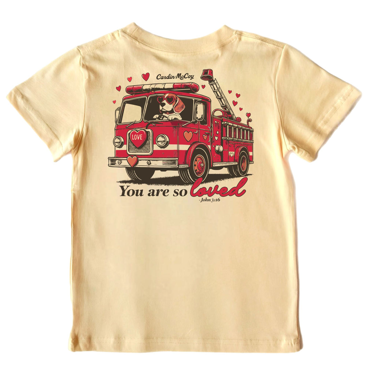 Kids' You Are So Loved Short-Sleeve Tee Short Sleeve T-Shirt Cardin McCoy Butter XXS (2/3) Pocket