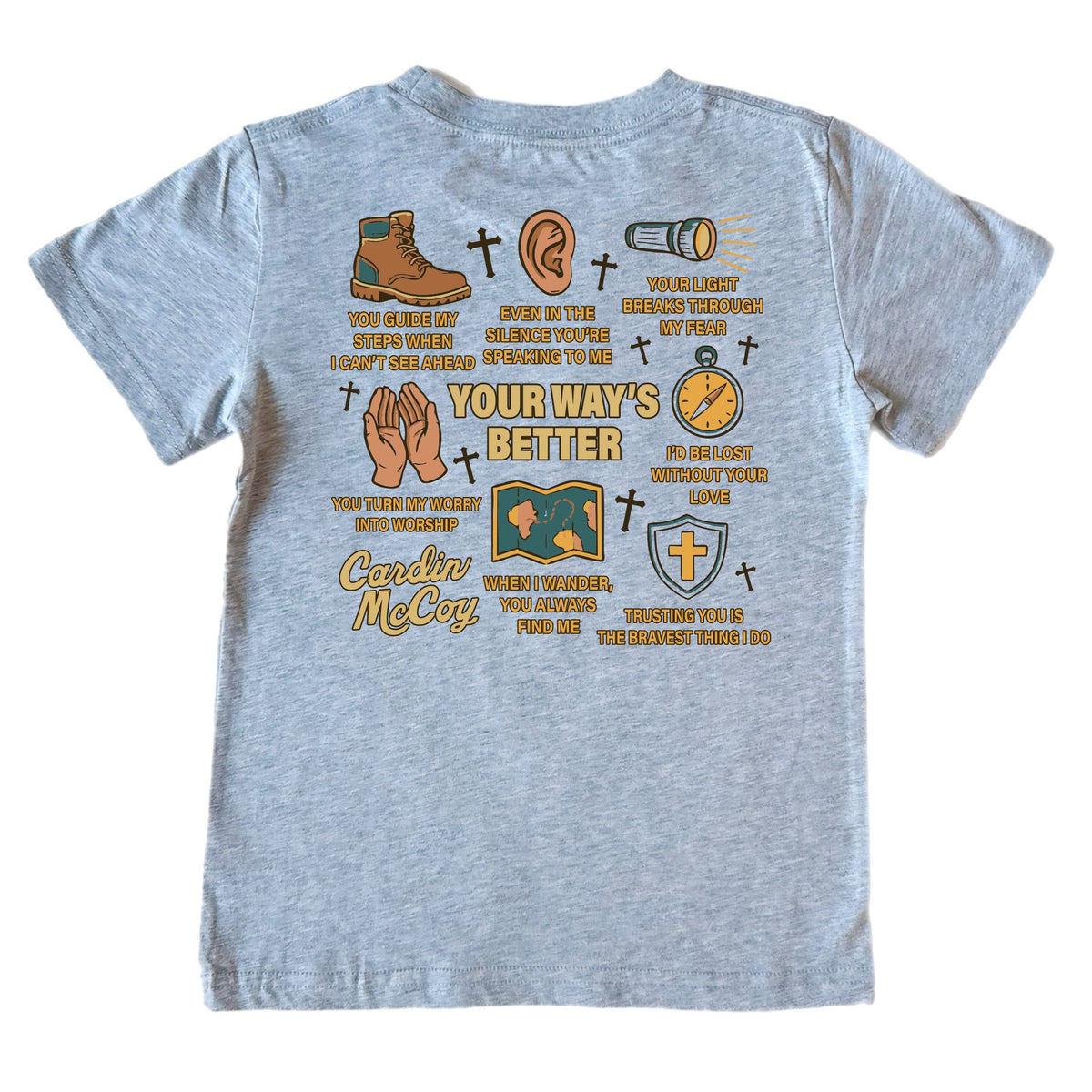 Kids' Your Way's Better Short-Sleeve Tee Short Sleeve T-Shirt Cardin McCoy Heather Gray XXS (2/3) Pocket