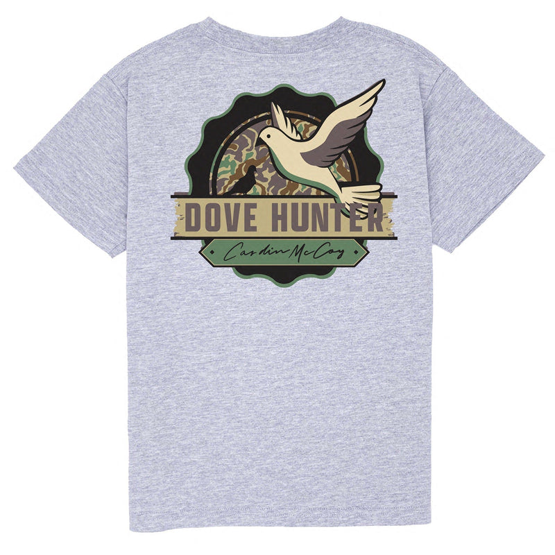 Kids' Dove Season Short Sleeve Pocket Tee Short Sleeve T-Shirt Cardin McCoy Heather Gray XXS (2/3) 