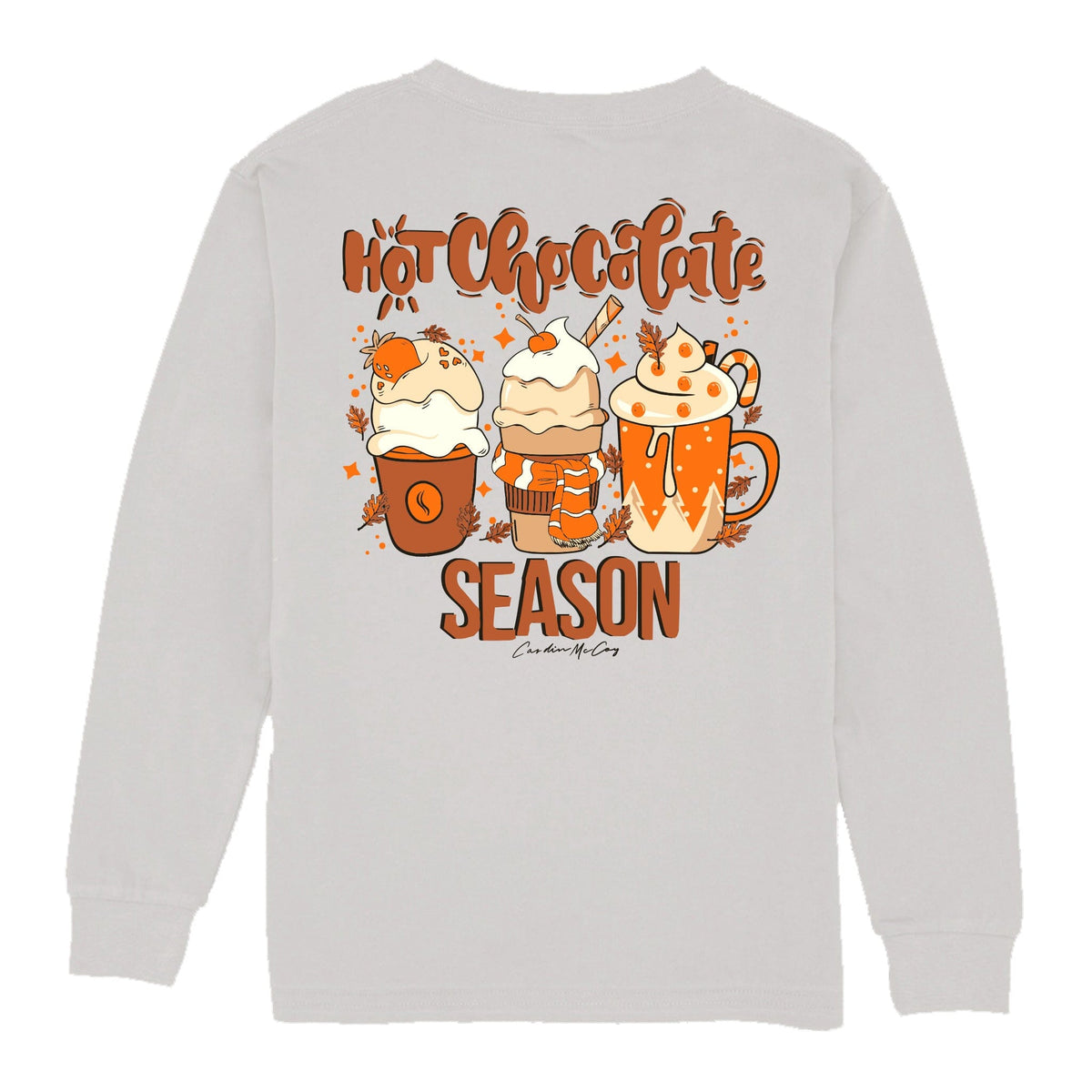 Kids' Hot Chocolate Season Long Sleeve Tee Long Sleeve T-Shirt Cardin McCoy Ice Gray XXS (2/3) 