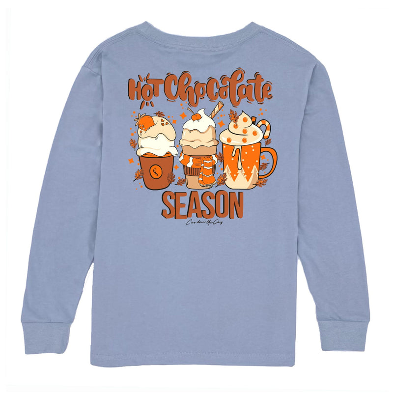 Kids' Hot Chocolate Season Long Sleeve Tee Long Sleeve T-Shirt Cardin McCoy Washed Denim XXS (2/3) 