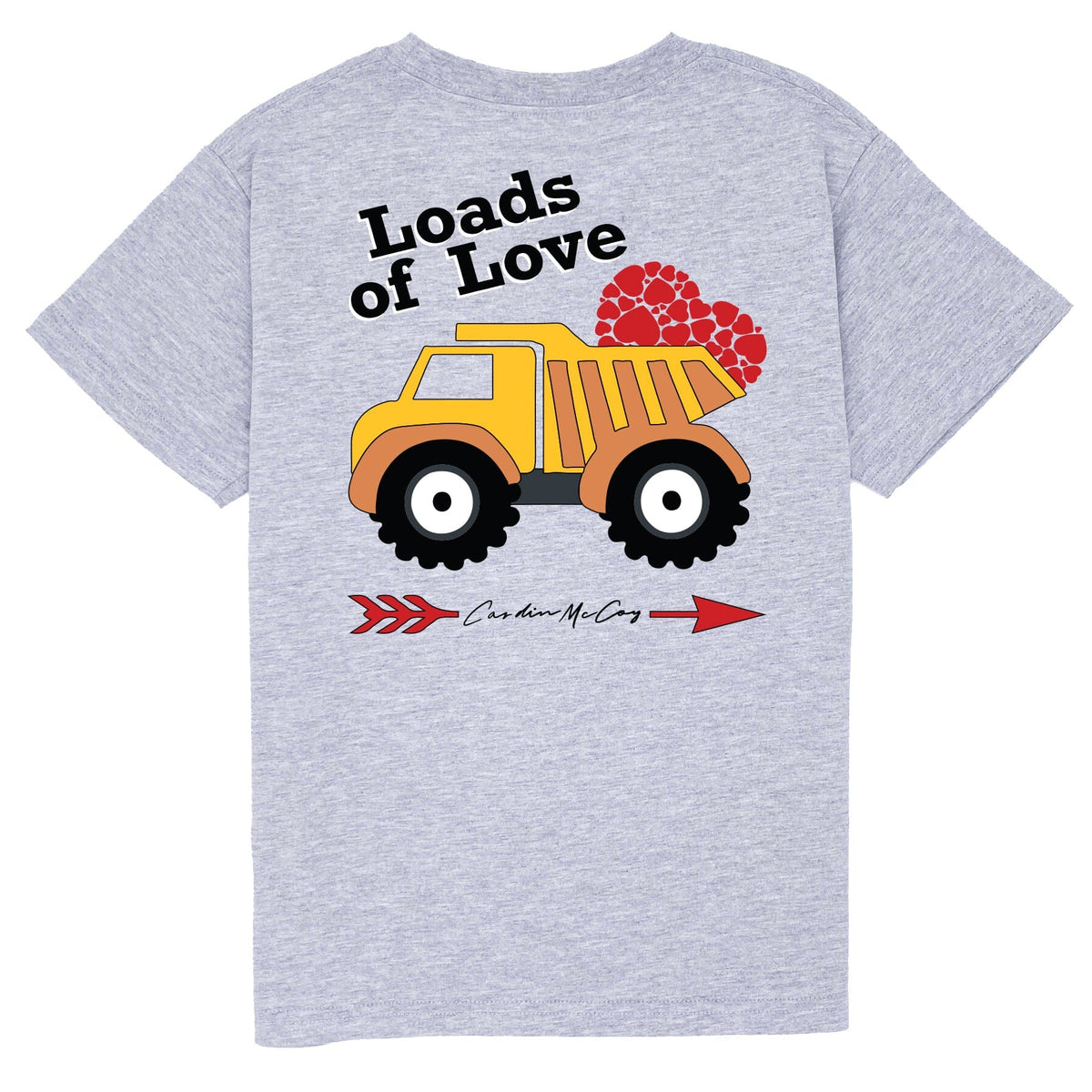 Kids' Loads of Love Short Sleeve Pocket Tee Short Sleeve T-Shirt Cardin McCoy XXS (2/3) Heather Gray 